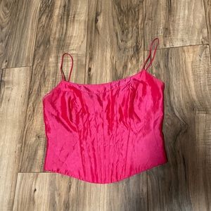 Pink Corset (missing string for back)